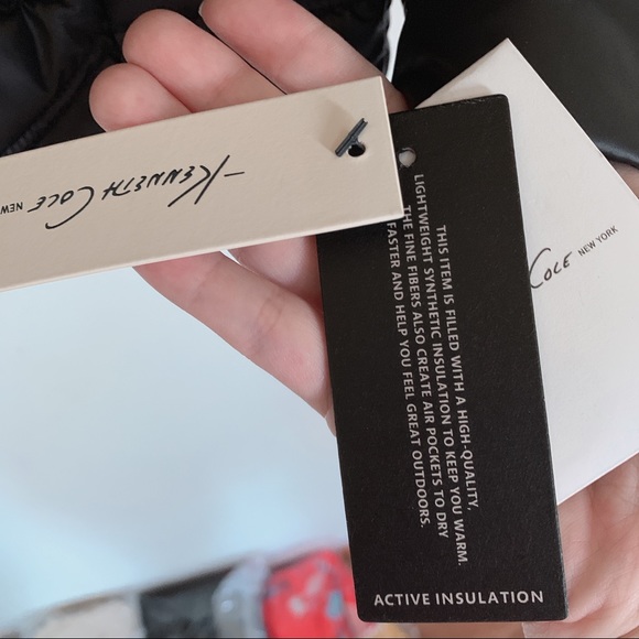 Kenneth Cole I Love New York Faux Fur Lined Coat - Picture 4 of 8